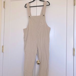 Cream Oak & Fort Overalls